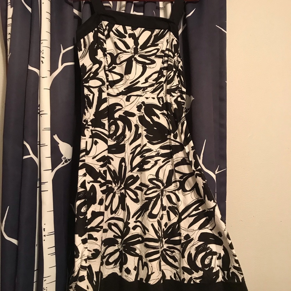 Black and white dress